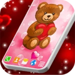 Logo of Teddy Bear Live Wallpaper android Application 