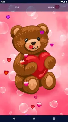 Teddy Bear Live Wallpaper android App screenshot 2