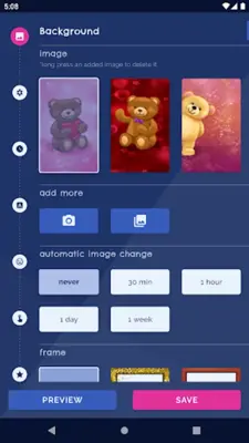 Teddy Bear Live Wallpaper android App screenshot 5